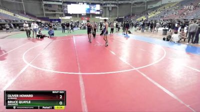 175 lbs Cons. Round 4 - Bruce Quayle, Arkansas vs Oliver Howard, Alabama