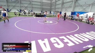 170 lbs Placement Matches (16 Team) - Parker Wilson, Team Alabama vs Zach White Jr., Team Indiana