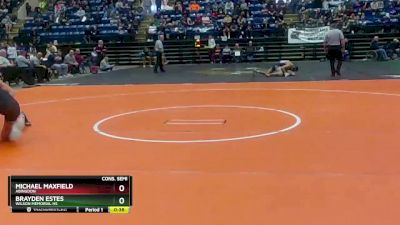 3 - 138 lbs Cons. Semi - Brayden Estes, Wilson Memorial HS vs Michael Maxfield, Abingdon