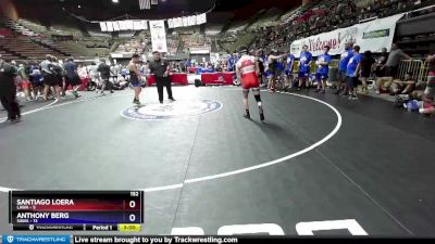 152 lbs Placement Matches (16 Team) - Santiago Loera, LAWA vs Anthony Berg, SAWA