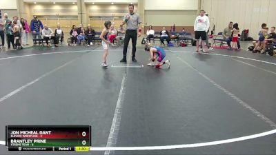 56 lbs Round 5 (8 Team) - Brantley Prine, Xtreme Team vs Jon Micheal Gant, Elevate Wrestling