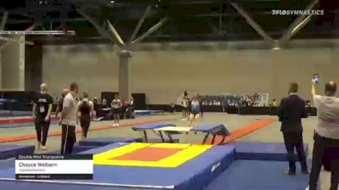 Chayce Welborn - Double Mini Trampoline, Upsidedowners - 2021 USA Gymnastics Championships