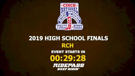 Full Replay - National High School Rodeo Association Finals: RidePass PRO - RCH - Jul 17, 2019 at 10:30 AM EDT