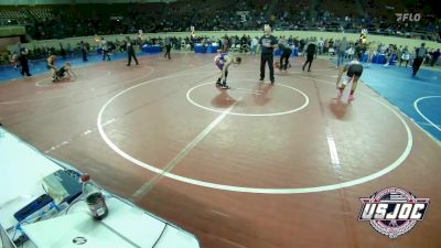 120 lbs Consi Of 8 #1 - Trystin Kibble, Highlander Youth Wrestling vs Wyatt Brown, Hennessey Takedown Club