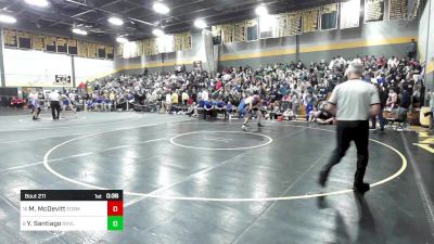 126 lbs Consi Of 8 #1 - Michael McDevitt, EO Smith vs Yosuel Santiago, Rockville