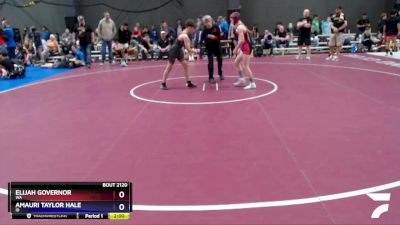 92 lbs Cons. Semi - Elijah Governor, WA vs Amauri Taylor Hale, ID