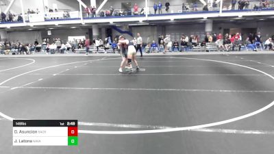 149 lbs Consi Of 16 #1 - Dakota Asuncion, Sacred Heart University vs James Latona, Naval Academy