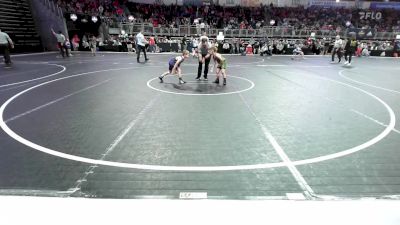 58 lbs Round Of 16 - Everett Luxton, Bartlesville Wrestling Club vs Aiven Underwood, Hallsville Kids Club