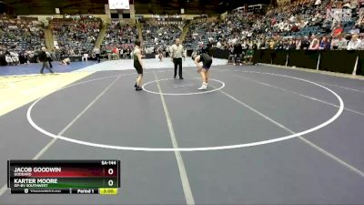 5A-144 lbs Champ. Round 1 - Jacob Goodwin, Goddard vs Karter Moore, OP-BV Southwest