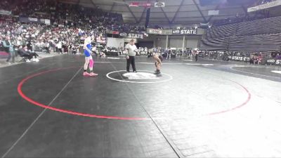 2A 170 lbs Champ. Round 1 - Caleb Hall, Sedro-Woolley vs Rene Cordero, Steilacoom