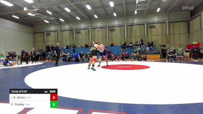 287 lbs Consi Of 8 #1 - Silas Akins, Centennial vs Chad Troxler, Liberty