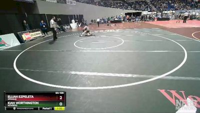 6A-106 lbs Champ. Round 1 - Elijah Ezpeleta, Sprague vs Kiah Worthington, Newberg