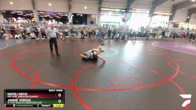 110 lbs Round 4 - Nayeli Ortiz, NXT Level Wrestling Academy vs Jahnie Vargas, El Paso Wildcats Wrestling Club