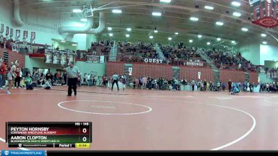 145 lbs Champ. Round 2 - Peyton Hornsby, Contender Wrestling Academy vs Aaron Clopton, Bloomington South Wrestling Cl