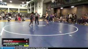 136 lbs Round 1 (6 Team) - Shaylee Sutherland, NW Iowa Angry Alpacas vs Aniyah Kelly, Missouri Gold