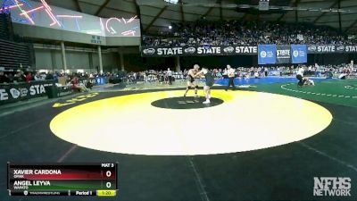 1A 215 lbs Quarterfinal - Xavier Cardona, Omak vs Angel Leyva, Wapato