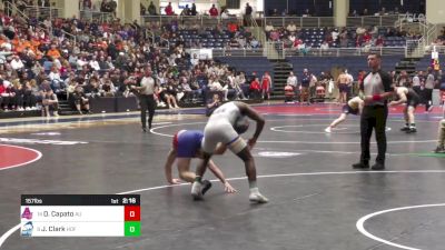 157 lbs Consi Of 8 #1 - Devon Capato, American vs Jurius Clark, Hofstra