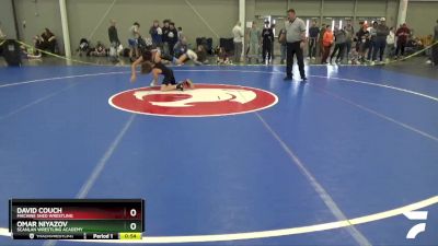 92 lbs Cons. Round 5 - Omar Niyazov, Scanlan Wrestling Academy vs David Couch, Machine Shed Wrestling