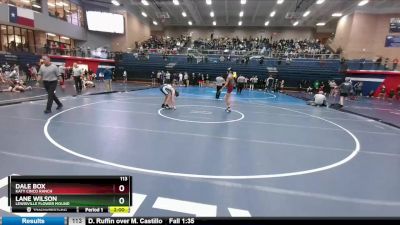 113 lbs Round 3 - Dale Box, Katy Cinco Ranch vs Lane Wilson, Lewisville Flower Mound