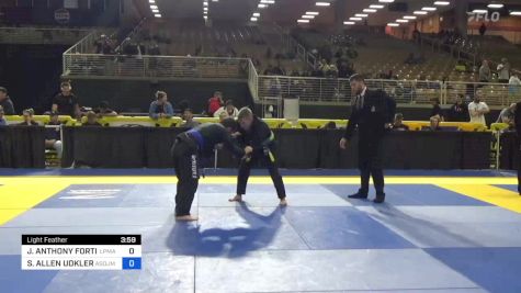 JUSTIN ANTHONY FORTIER vs SCOTT ALLEN UDKLER 2024 Pan Jiu Jitsu IBJJF Championship