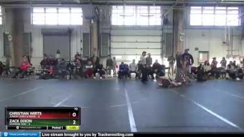 72 lbs Round 2 (4 Team) - Christian Wirts, Junior Terps Xtreme vs Zack Dixon, Diamond Fish