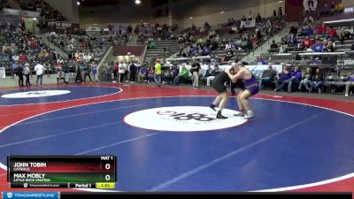 6A 215 lbs Cons. Round 1 - John Tobin, Catholic vs Max Mobly, Little Rock Central