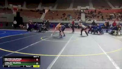 D1-157 lbs Champ. Round 1 - Carlos Valdivia, Valley Vista vs Delton Kaufman, Mountain View Hs (Mesa)