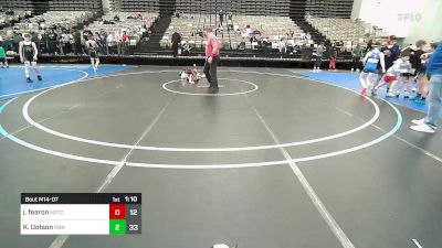 93 lbs Rr Rnd 7 - James Fearon, M2TC Blue vs Kameron Dotson, Roundtree Wrestling Academy Black