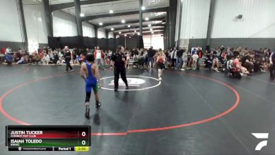 77 lbs Semifinal - Justin Tucker, Cowboy Mat Club vs Isaiah Toledo, NWWC