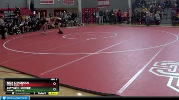 184 lbs Finals (2 Team) - Mitchell Moore, Adrian College vs Nick Chaddock, Mount Union