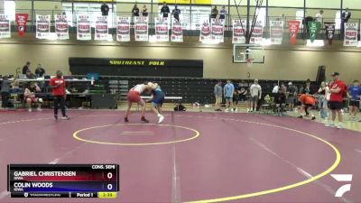 220 lbs Cons. Semi - Gabriel Christensen, Iowa vs Colin Woods, Iowa