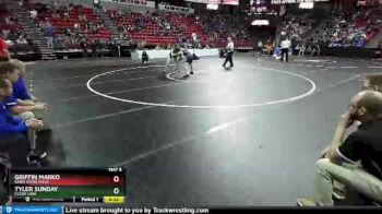 D3-145 lbs Cons. Semi - Tyler Sunday, Clear Lake vs Griffin Marko, Saint Croix Falls