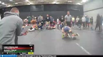 80 lbs Russell Finlay, Team Bear White vs Jake Strickland, Team Bear Navy