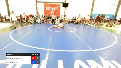 43 kg Rr Rnd 2 - Dominic Cummings, USAW Maine vs Chase Sudano, Seagull Wrestling Club