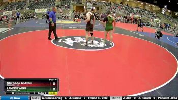 172 lbs Round 2 (4 Team) - Nicholas Giltner, Tualatin vs Landen Wing, West Linn