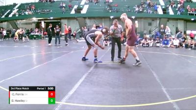 285 lbs 3rd Place Match - Caden Ferris, Central Michigan vs Owen Hawley, Grand Valley State