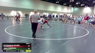 138 lbs Round 1 (16 Team) - Ny`Travious Walker, LG Braves Gold vs Noah Danforth, West Forsyth