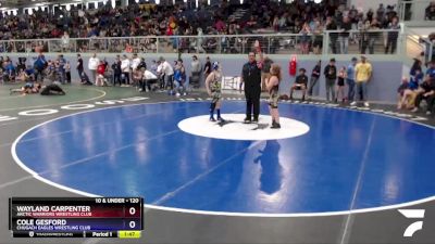 120 lbs Rr2 - Cole Gesford, Chugach Eagles Wrestling Club vs Wayland Carpenter, Arctic Warriors Wrestling Club