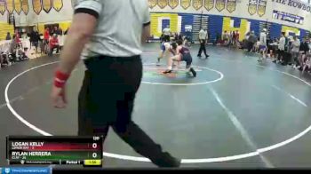 120 lbs Semifinals (8 Team) - Rylan Herrera, Clay vs Logan Kelly, Lemon Bay
