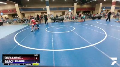 92 lbs Quarterfinal - Fabien Alvarado, Lofton Style Wrestling Club vs Rudolph Henninger, 3F Wrestling