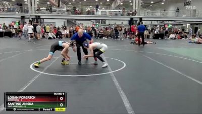 98 lbs Round 6 (8 Team) - Santino Aniska, Mat Assassins vs Logan Forgatch, Scorpions