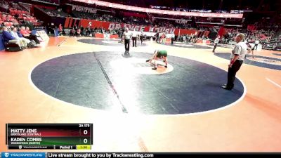 2A 175 lbs Quarterfinal - Matty Jens, Grayslake (Central) vs Kaden Combs, Woodstock (North)