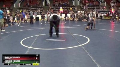 150 lbs Round 2 (4 Team) - Ryan Mckenney, Ninja Gold vs Jericho Holmes, MI Pitbulls