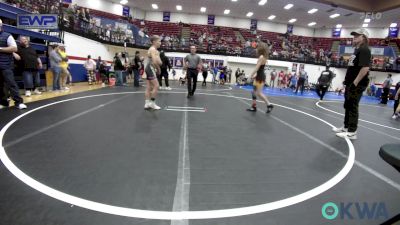 92 lbs Final - Hunter Branchcomb, Heat vs Kayden Carver, Deer Creek Wrestling Club