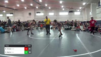 132 lbs Pools - Nick Vivian, Ohio Gold vs Calvin Martz, Michigan Mayhem