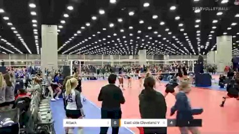 Attack vs East side Cleveland Volley - 2022 JVA World Challenge presented by Nike - Expo Only