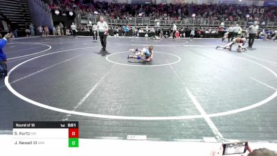 65 lbs Round Of 16 - Snyder Kurtz, East Kansas Eagles vs James Newell III, Springs Elite