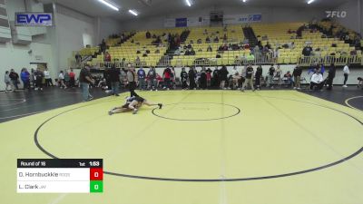 105 lbs Round Of 16 - Dalani Hornbuckkle, Rogers High School Girls vs Lillie Clark, Jay High School