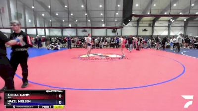 124 lbs Quarterfinal - Abigail Gamm, WA vs Hazel Nielsen, WA