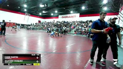 106 lbs Quarterfinal - Kaayden Vasquez, South Hills vs Caine Martin, Camarillo